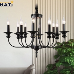 Hình ảnh hướng dẫn lắp đặt Đèn Chùm Haly
