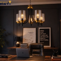 Đèn chùm tân cổ điển Intuit 5 bóng