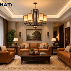 Đèn chùm tân cổ điển Lytical 6 bóng