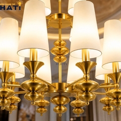 Đèn chùm tân cổ điển Organi 8+4 bóng