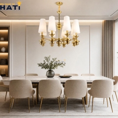 Đèn chùm tân cổ điển Organi 8 bóng