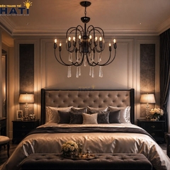 Đèn chùm tân cổ điển Prising 8+8 bóng
