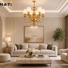 Đèn chùm tân cổ điển Respon 6 bóng