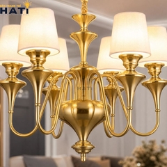 Đèn chùm tân cổ điển Respon 6 bóng