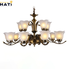 Đèn chùm tân cổ điển Risti 15 bóng tổng quan