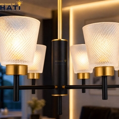 Đèn chùm tân cổ điển Sensi 6 bóng