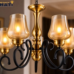 Đèn chùm tân cổ điển Sitive 5 bóng