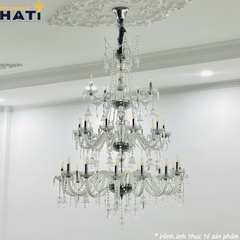 Đèn chùm thủy tinh Danis 30 bóng