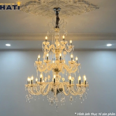 Đèn chùm thủy tinh Danis 30 bóng