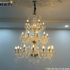 Đèn chùm thủy tinh Danis 30 bóng