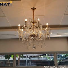 Đèn chùm thủy tinh Rubas 8 bóng