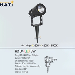 Đèn ghim cỏ Anfaco RC 04 3w - 5w - 9w - 20w