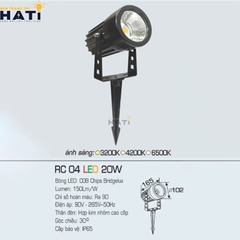 Đèn ghim cỏ Anfaco RC 04 3w - 5w - 9w - 20w
