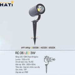 Đèn ghim cỏ Anfaco RC 06 3w - 5w - 7w - 10w