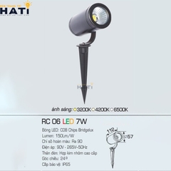 Đèn ghim cỏ Anfaco RC 06 3w - 5w - 7w - 10w