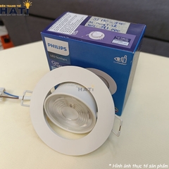 Đèn led âm trần Philips thay đổi góc chiếu SL190