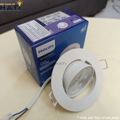 Đèn led âm trần Philips thay đổi góc chiếu SL190
