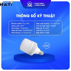 Đèn led búp trụ TLC Eco 10w-15w-20w-30w-40w-50w-80w
