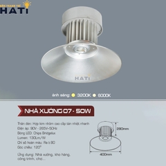 Đèn led nhà xưởng Anfaco 07 50w - 100w