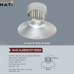 Đèn led nhà xưởng Anfaco 07 50w - 100w