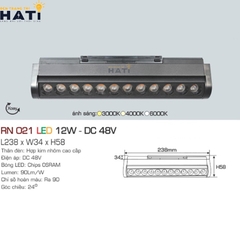 Đèn led ray nổi nam châm siêu mỏng Anfaco RN 021 6w - 12w