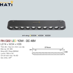 Đèn led ray nổi nam châm siêu mỏng Anfaco RN 022 5w - 10w