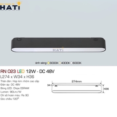 Đèn led ray nổi nam châm siêu mỏng Anfaco RN 023 6w - 12w