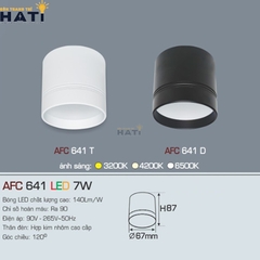Đèn lon Anfaco AFC 641 màu trắng - đen 7w - 9w - 12w