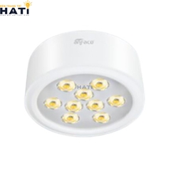 Đèn lon Anfaco AFC 643 màu trắng - đen 3w - 7w - 9w