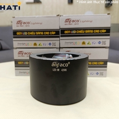 Đèn lon Anfaco AFC 643 màu trắng - đen 3w - 7w - 9w