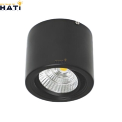 Đèn lon Anfaco AFC 647 màu trắng - đen 7w - 12w