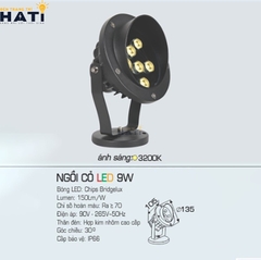 Đèn ngồi cỏ Anfaco 6w - 9w - 12w