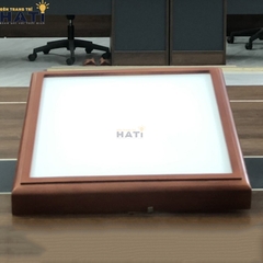 Đèn ốp gỗ Bass 2