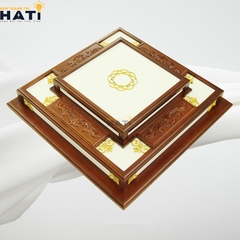 Đèn ốp gỗ Bris 1