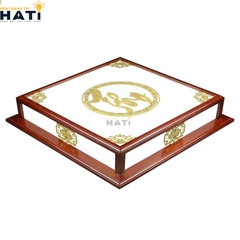 Đèn ốp gỗ chữ Thọ 2