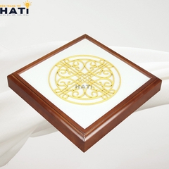 Đèn ốp gỗ Ebony 1