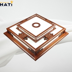 Đèn ốp gỗ Fune 1