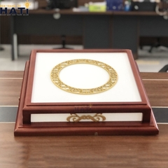 Đèn ốp gỗ Gany 2