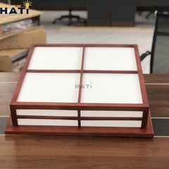 Đèn ốp gỗ Hinoki 1