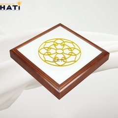 Đèn ốp gỗ Maho 2