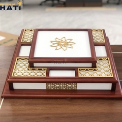 Đèn ốp gỗ Muku 4