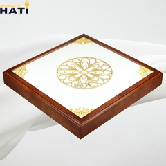 Đèn ốp gỗ Prain 1