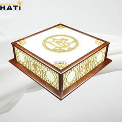 Đèn ốp gỗ Sapis 1