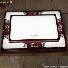 Đèn ốp gỗ Solen