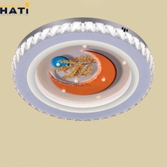 Đèn ốp led hình mặt trăng
