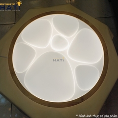 Đèn ốp LED Katry chất liệu kim loại và mica