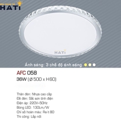 Đèn ốp nổi Anfaco AFC 058 36w