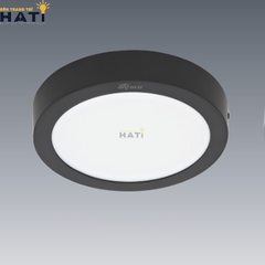 Đèn ốp nổi Anfaco tròn vỏ đen AFC 555 6w- 12w-18w-22w