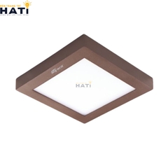 Đèn ốp nổi Anfaco vuông vỏ nâu AFC 556 6w- 12w-18w-22w