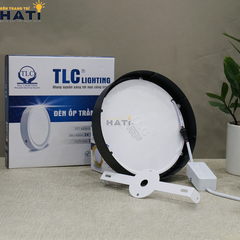 Đèn ốp nổi TLC tròn vỏ đen 6w/12w/18w/24w